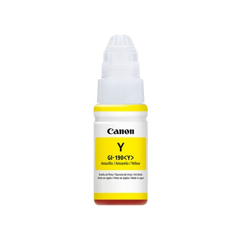 Botella De Tinta Amarillo Canon GI-190 AM 70 ML  