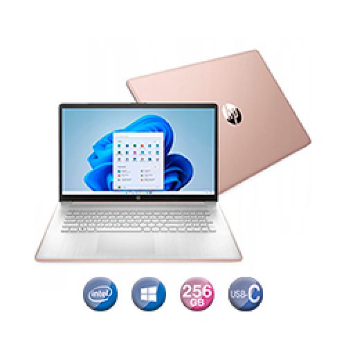 Notebook Hp 17,3'' N4120 4gb 256gb Win11  