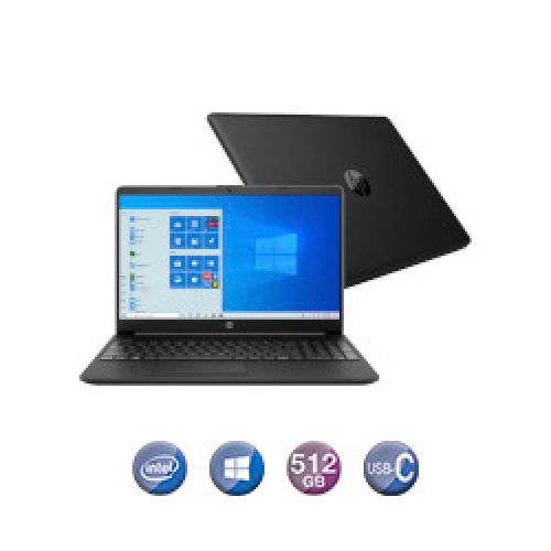 Notebook HP 15,6'' Core I3 8gb 512gb W10  