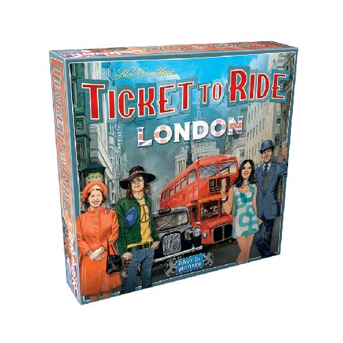 Juego de Mesa Asmodee Ticket To Ride Londres +8  