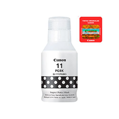 Botella De Tinta Canon Negro GI-11 PGBK 135ml  