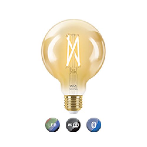 Lámpara Led Inteligente Philips Wiz 7W E27 Ámbar  