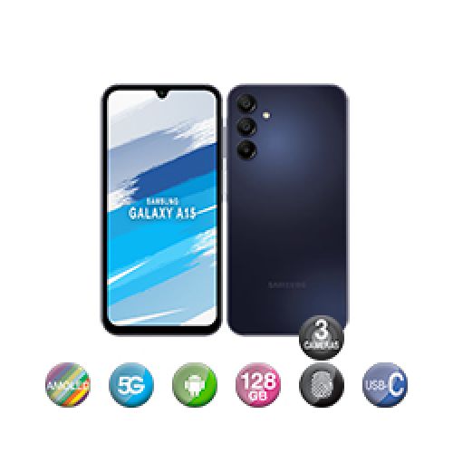 Samsung Galaxy A15 6,5'' 5G 4gb 128gb Triple Cam 50mp  