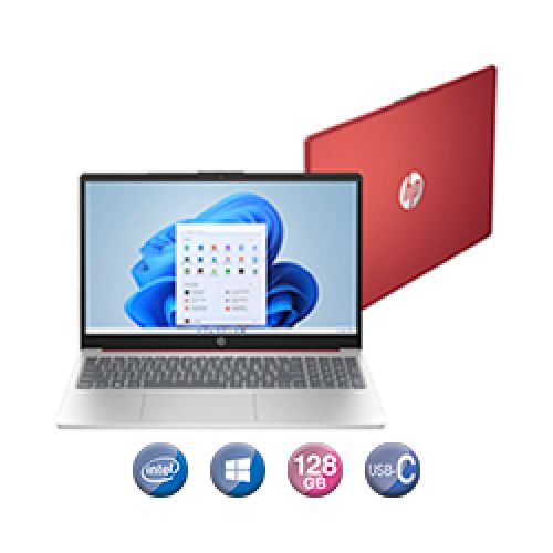 Notebook Hp 15,6'' N200 8gb 128gb Win11  