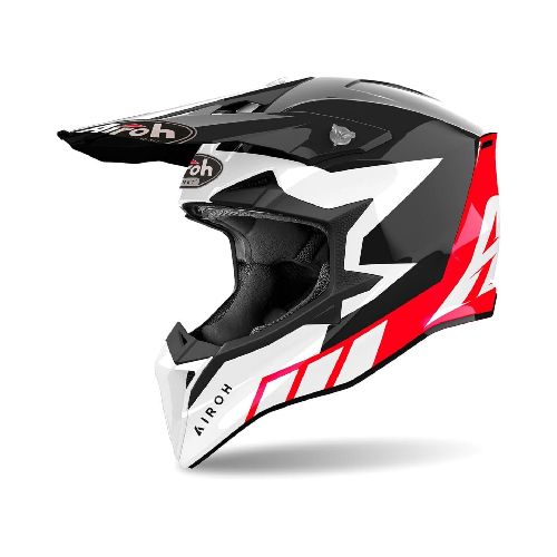 Casco Airoh Cross Wraap Reloaded Red Gloss - Motoshop Respuestos y Accesorios  