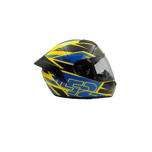 Casco Integral Ls2 Ff352 Axtro Amarillo Azul Brillo - Motoshop Respuestos y Accesorios  