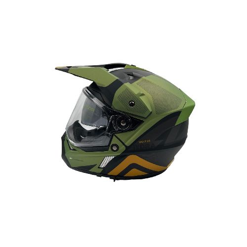 Casco Axxis Wolf Ds Hydra B6 Verde Mate Touring Con Lentes - Motoshop Respuestos y Accesorios  