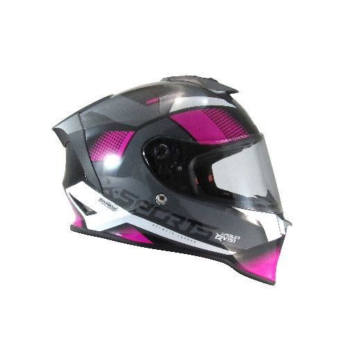 Casco Integral X Sports V151 Lexot Negro Rosa - Motoshop Respuestos y Accesorios  