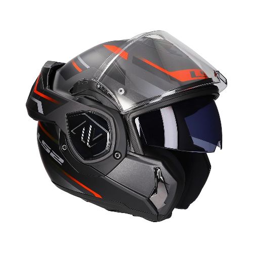 Casco Rebatible Ls2 Ff906 Advant Kuka Matt Black Red - Motoshop Respuestos y Accesorios  