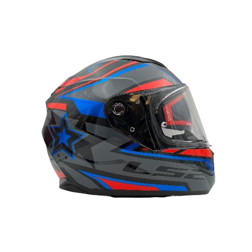 Casco Integral Con Lentes Ls2 Ff320 Fast Negro Rojo Brillo - Motoshop Respuestos y Accesorios  