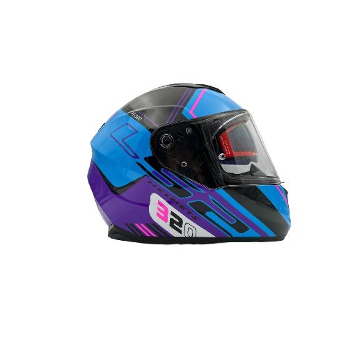 Ls2 Casco Integral Lentes Ff320 Stream Evo Sche Blue Purple Gloss - Motoshop Respuestos y Accesorios  