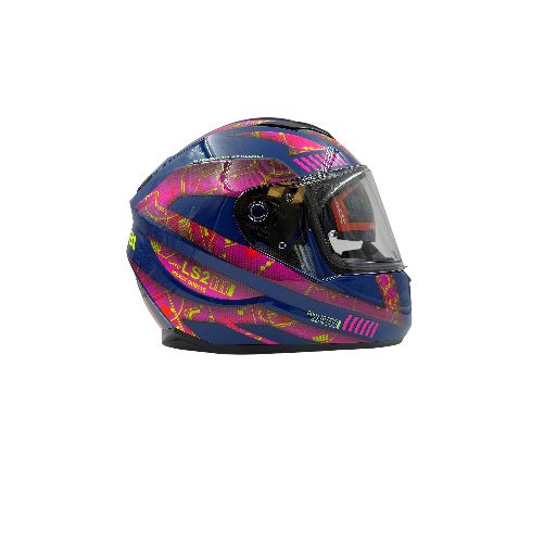 Casco Integral Con Lentes Ls2 Ff320 Evo Tect Dark Blue Pink - Motoshop Respuestos y Accesorios  