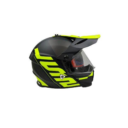 Casco Ls2 Mx436 Pioneer Evo Trophy Negro Amarillo Mate - Motoshop Respuestos y Accesorios  