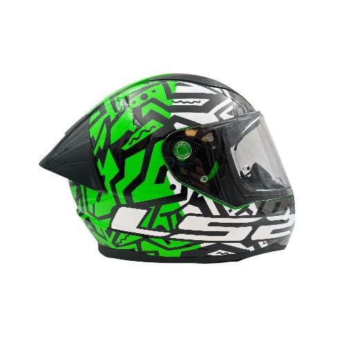 Casco Integral Ls2 Ff353 Memphis Verde Con Spoiler - Motoshop Respuestos y Accesorios  