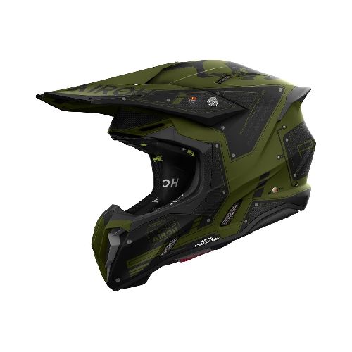 Casco Airoh Cross Twist 3.0 Hrt Military Matt - Motoshop Respuestos y Accesorios  