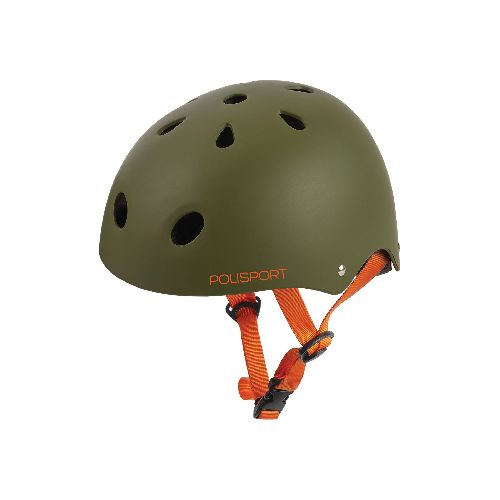 Casco Bici Urban Radical Polisport (53-55cm) Verde Mate - Motoshop Respuestos y Accesorios  