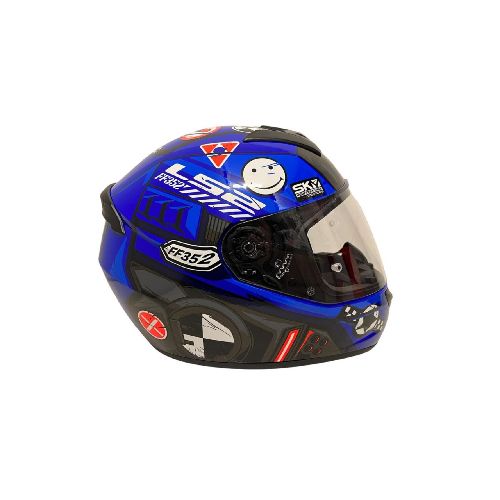 Casco Integral Ls2 Ff352 Big One Navy Azul Blanco - Motoshop Respuestos y Accesorios  