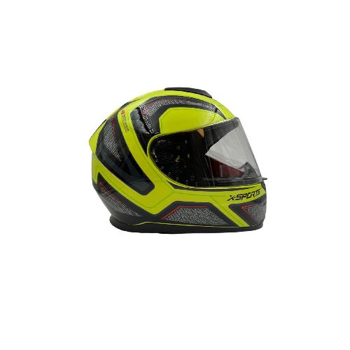 Casco Integral X Sports M66 Python Amarillo Brillante - Motoshop Respuestos y Accesorios  