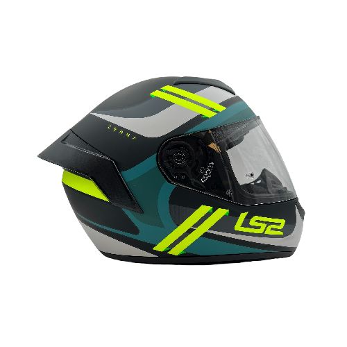 Casco Integral Ls2 Ff352 Zenna Amarillo Con Spoiler - Motoshop Respuestos y Accesorios  