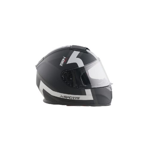 Casco Integral X Sports M66 Euro Negro Gris Mate - Motoshop Respuestos y Accesorios  