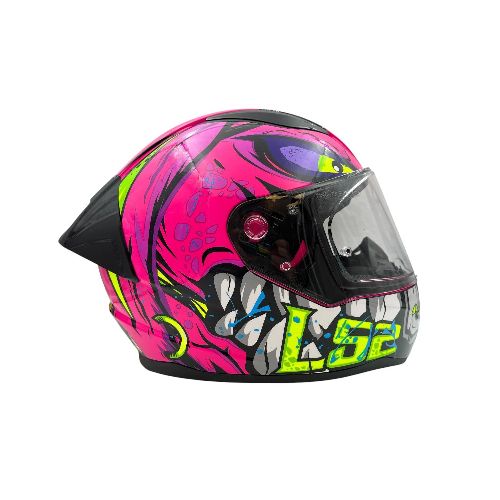 Casco Integral Ls2 Ff353 Badass Rosa Con Spoiler Talle xl - Motoshop Respuestos y Accesorios  