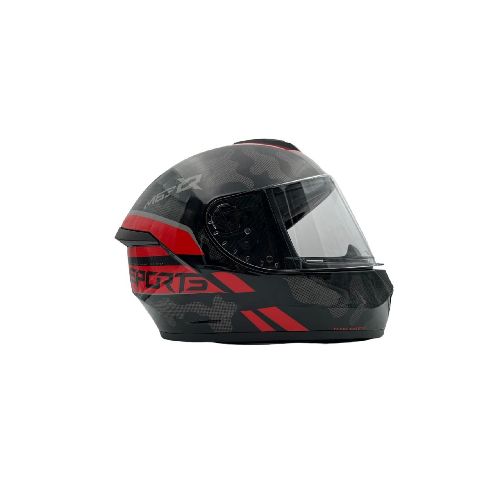 Casco Integral X Sports M63 Comander Negro Rojo Brillante - Motoshop Respuestos y Accesorios  