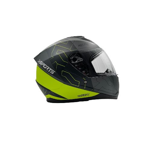 Casco Integral X Sports M67 Xpider Gris Amarillo Mate - Motoshop Respuestos y Accesorios  