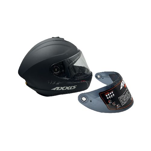 Casco Integral Axxis Draken A11 Solid Negro Mate - Motoshop Respuestos y Accesorios  