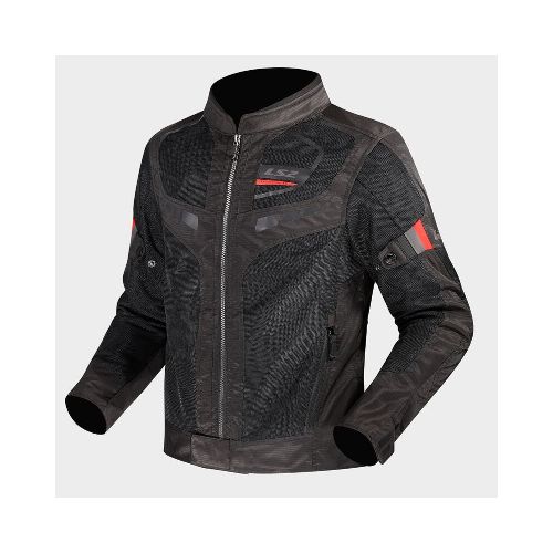 Campera De Verano Ls2 Garda Air Man Black Red - Motoshop Respuestos y Accesorios  