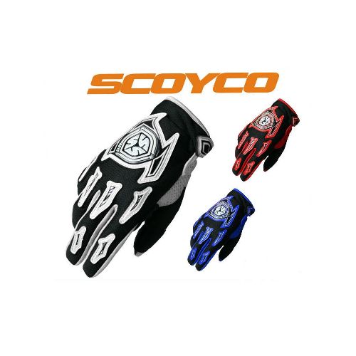 Guantes Deportivos Cross Scoyco New (negro,azul,rojo) - Motoshop Respuestos y Accesorios  