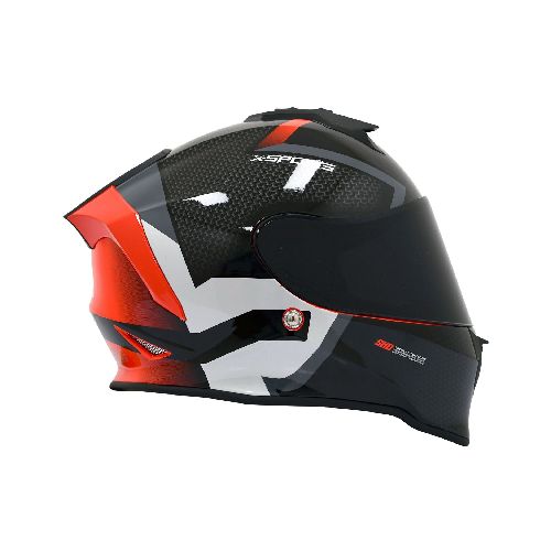 Casco Integral X Sports V151 Origen Negro Rojo Con 2 Visores - Motoshop Respuestos y Accesorios  