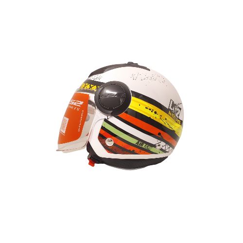 Casco Abierto Ls2 Of562 Airflow Ronnie Blanco Verde Brillo - Motoshop Respuestos y Accesorios  