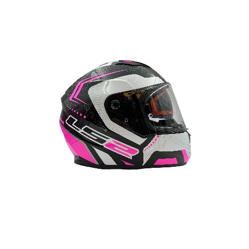 Casco Integral Con Lentes Ls2 Ff320 Evo Doom Black Pink - Motoshop Respuestos y Accesorios  