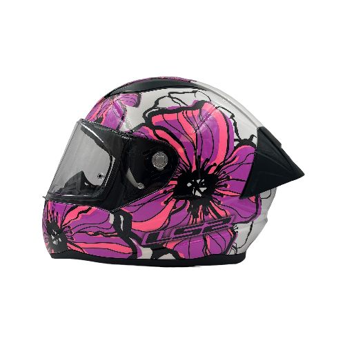 Casco Integral Ls2 Ff353 Rapid Poppies Rosa Con Spoiler Talle xl - Motoshop Respuestos y Accesorios  