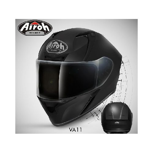 Casco Integral Airoh Valor Negro Mate - Motoshop Respuestos y Accesorios  