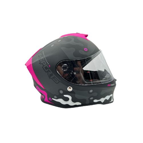 Casco Integral X Sports V151 Bright Gris Rosa Mate - Motoshop Respuestos y Accesorios  