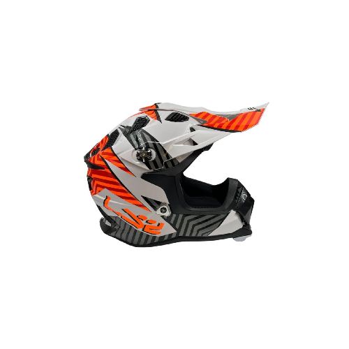 Casco Cross Ls2 Mx700 Evo Astro White Orange - Motoshop Respuestos y Accesorios  