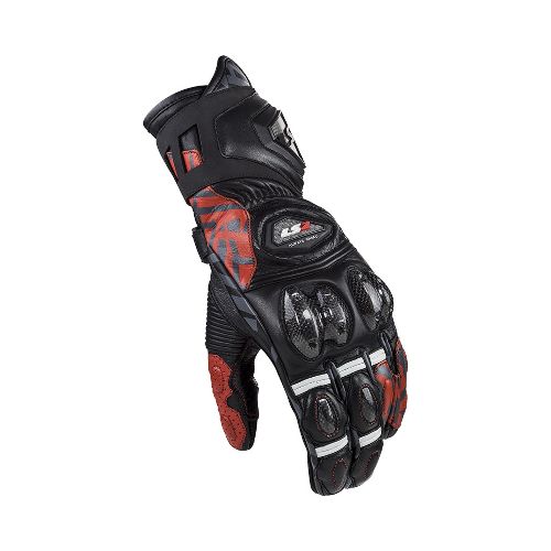 Guantes Ls2 Feng Racing Ruta Cuero Protecciones Carbono - Motoshop Respuestos y Accesorios  