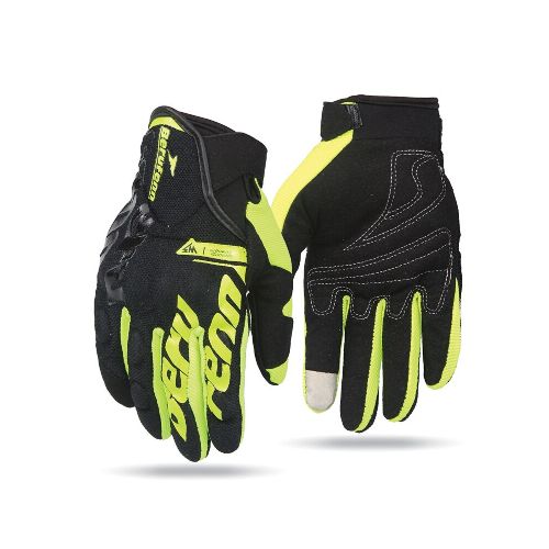 Guantes Pm Lycra Con Tactil Negro Amarillo - Motoshop Respuestos y Accesorios  