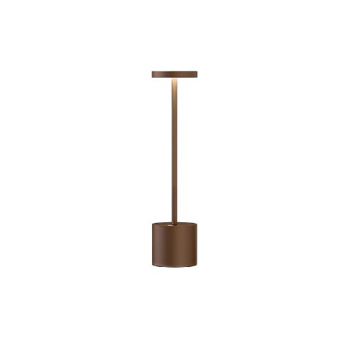 Lámpara de Mesa Nini Portátil Recargable Dimerizable Brown — Serlux