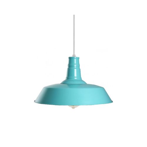 Lámpara Colgante Vintage Bell Celeste ø 36cm — Serlux