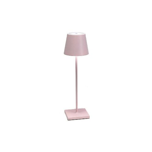 Lámpara de Mesa Roger Recargable Dimerizable Rosado — Serlux