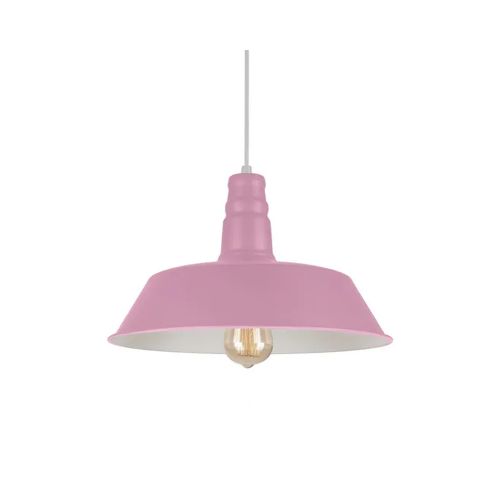 Lámpara Colgante Vintage Bell Rosado ø 36cm — Serlux