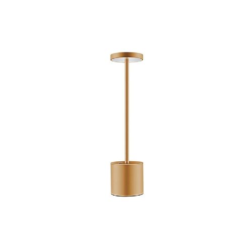 Lámpara de Mesa Nini Portátil Recargable Dimerizable Golden — Serlux