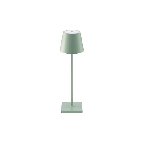 Lámpara de Mesa Roger Recargable Dimerizable Verde Oliva — Serlux