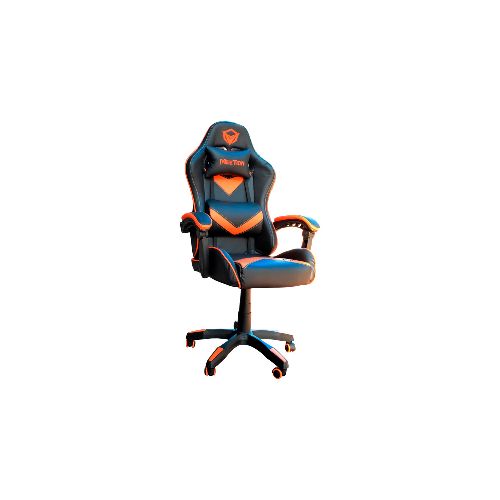 Silla Gamer Meetion Negro Con Naranja Escritorio E-Sport Setup MT-CHR04