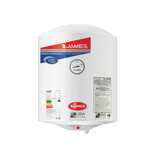 Termotanque Calefon Acero James 30 Litros Cilindrico