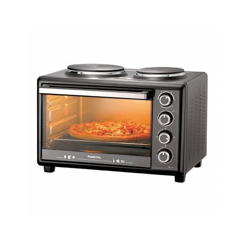 Horno Electrico de Mesa Con Anafe 2 Discos 38 Litros Punktal