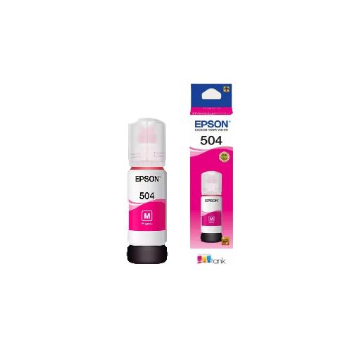 Botella de tinta Original Epson T504 Magenta ProNet Uruguay  