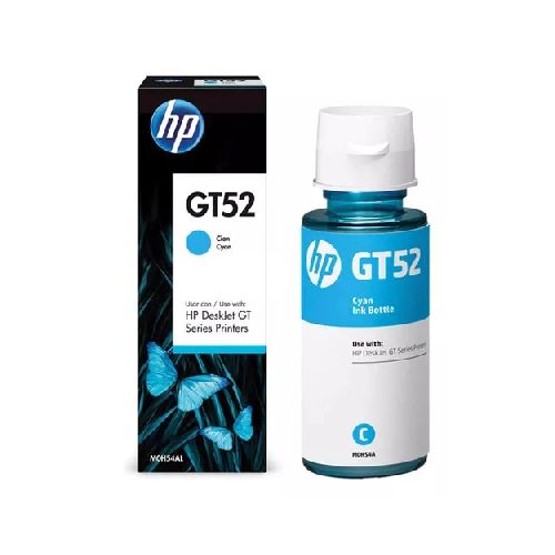 Botella de Tinta Original HP GT52C Cian| ProNet Tecnología  